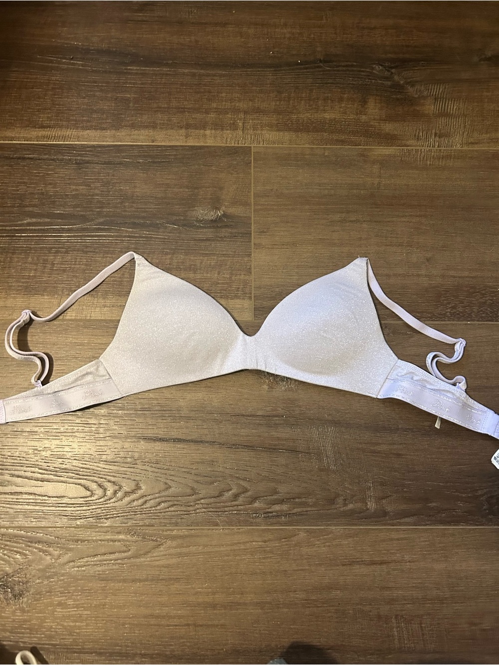 PINK Victoria's Secret Light Purple Shimmer Wireless T-Shirt Bra